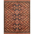 thumbnail image 1 of Ahgly Company Machine Washable Indoor Rectangle Abstract Saffron Red Area Rugs, 2' x 4', 1 of 7
