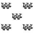 thumbnail image 2 of xinxixnxx 1/2/3/5 Premium Bass Part String Tuning Peg Tuner Bouton de Tête de Machine Scellé Noir 2 Gauche 3 Droite 5PCS, 2 of 6