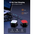 thumbnail image 3 of YSTIANN Bike Lights Ultra Slim, Rechargeable Bicycle Lights Front and Rear, 4+6 Modes Bike Light, Waterproof IP65 Cycle Lights for Road Safety, 1.5 Hrs Fast Charging Bike Light Cycling Headlights Set, 3 of 7