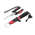 thumbnail image 1 of Fishing Tool Kit Stainless Steel Fishing Pliers Fish Lip Hook Remover Split Fly Fishing Gear Set Muti Function Fishing Accessories Fishing Gift for Men, 1 of 9