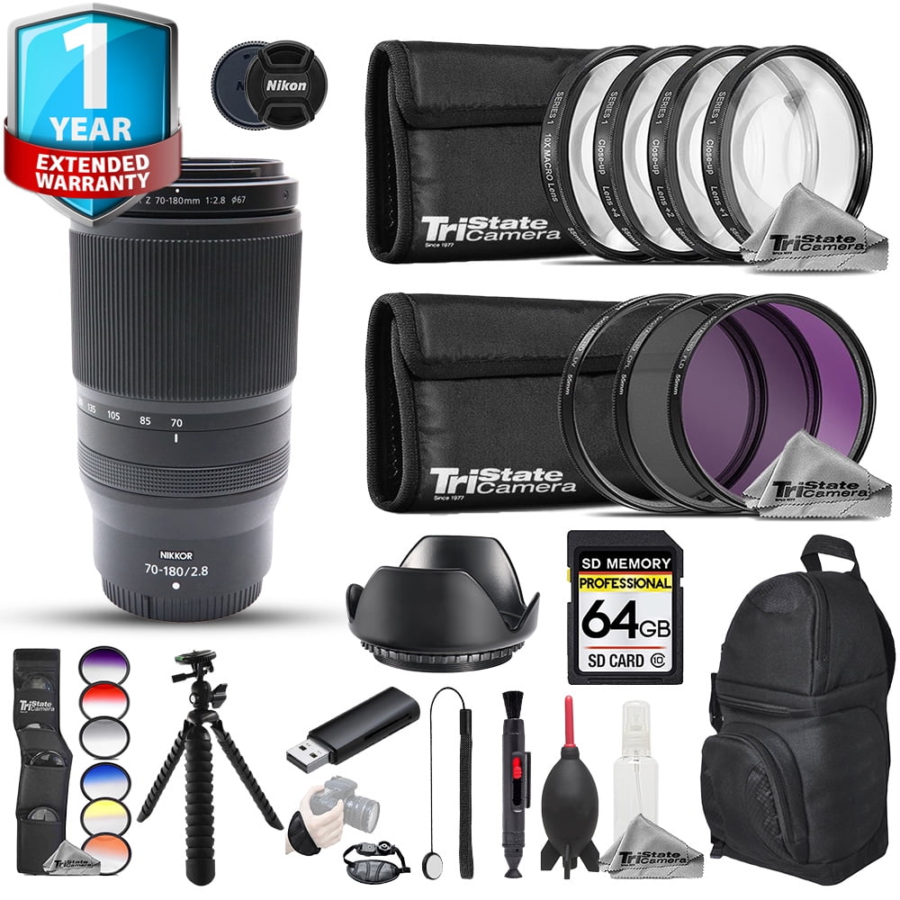 Nikon NIKKOR Z 24-120mm f/4 S Lens - 3 Lens Kit + Professional