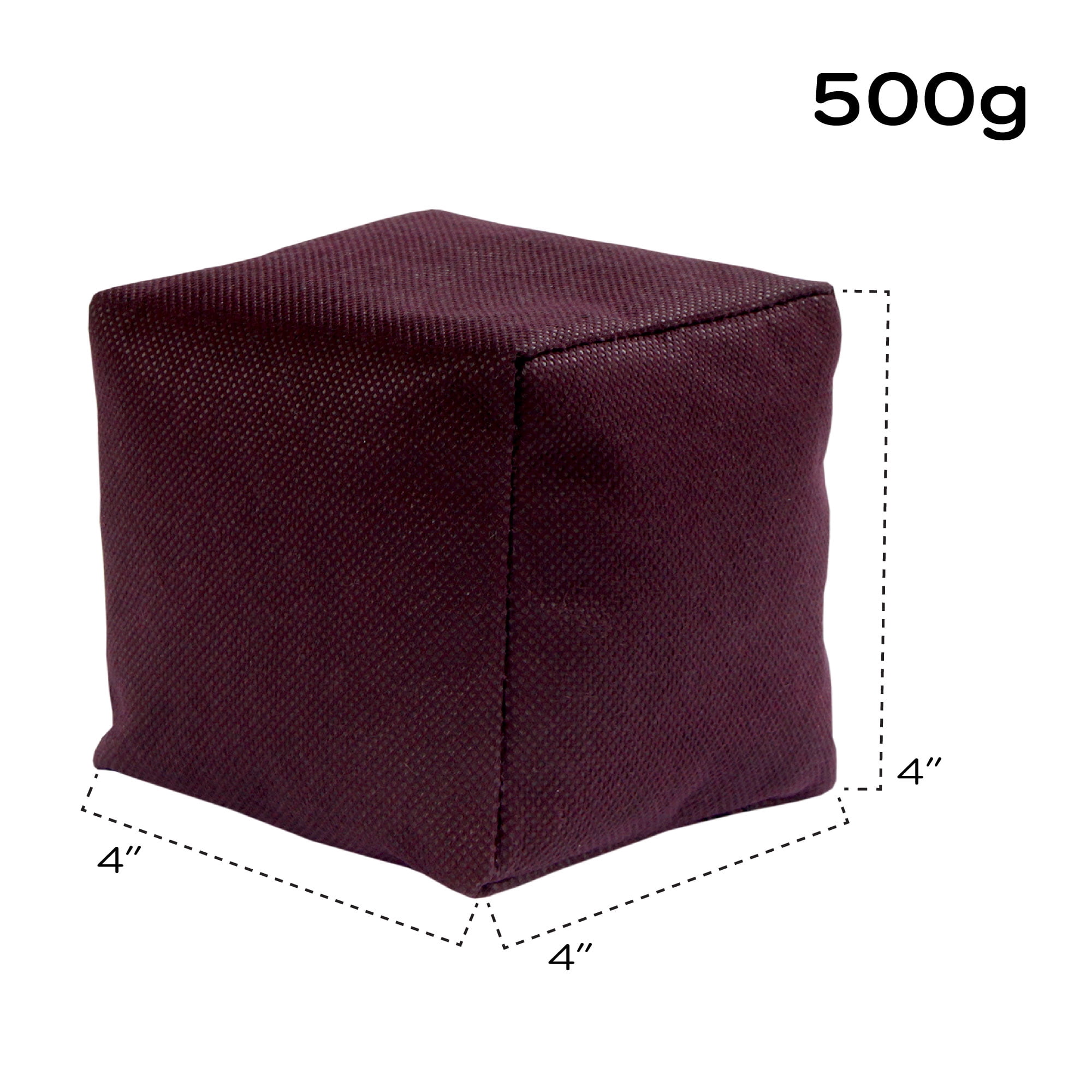 BambooMN Burgundy Bamboo Charcoal Air Purifier Freshening Cube, 500 Grams, 2 Pieces