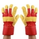 thumbnail image 3 of Guantes de esquí cálidos de piel de vaca gruesos, guantes de mano protectores resistentes a bajas temperaturas para refrigerador al aire libre Otoño Invierno, 3 of 14