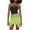 1-Green, variant on Mini Skirt for Women Solid Lace Low Rise Layered Pleated Flowy Skirts Casual Fashion Flowy Asymmetrical Skorts