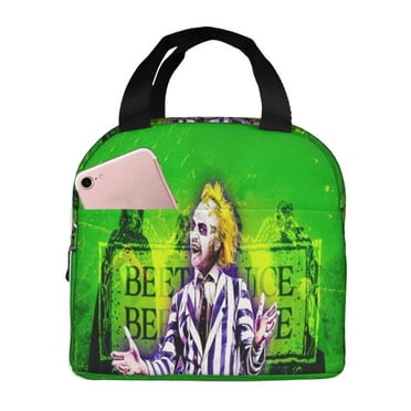 Beetlejuice Lunch Box Insulated Lunch Bag Reusable Cooler Lunch Tote