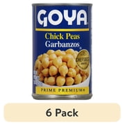 (6 pack) GOYA Chick Peas (Garbanzo Beans) 15.5 oz Can