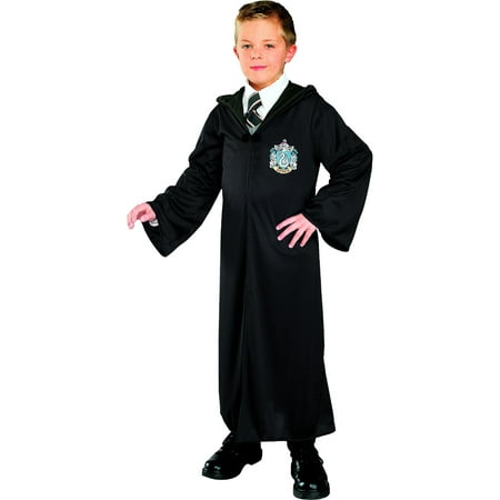 Childs Harry Potter Slytherin House Malfoy Costume Robe
