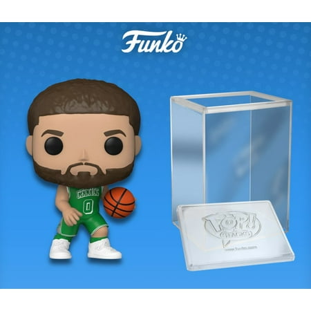 Funko Pop! NBA 21-22 City Edition: Celtics - Jayson Tatum Vinyl Figure (+ Pop! Stacks Plastic Protector)