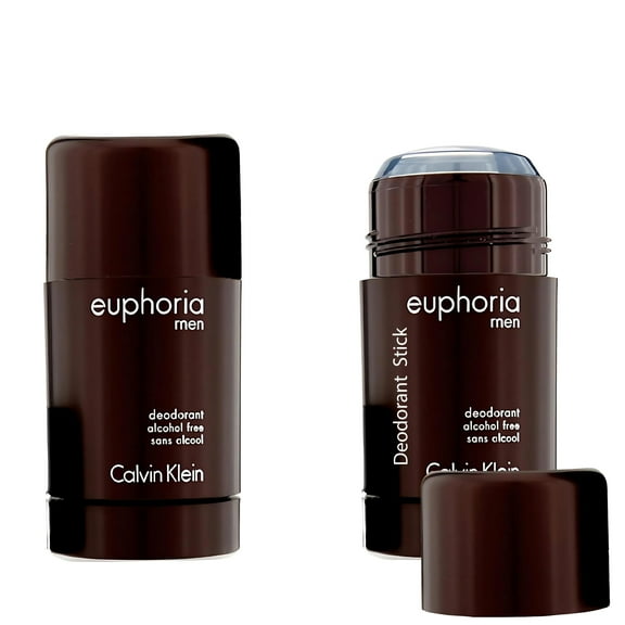 Calvin Klein Euphoria Deodorant for Men, 2.6 Oz (Pack of 2)