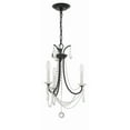 thumbnail image 3 of Crystorama Lighting - Karrington - 3 Light Mini Chandelier In Traditional, 3 of 8