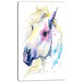 thumbnail image 2 of Illustration de Cheval avec Éclaboussures - Impression sur Toile d'Art Animalier, 2 of 3