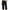 Black, variant on Avrnliq Womens Black Wide Leg Capris Mid-Rise Utility Pants Wrinkle Resistant Casual,Size 2XL