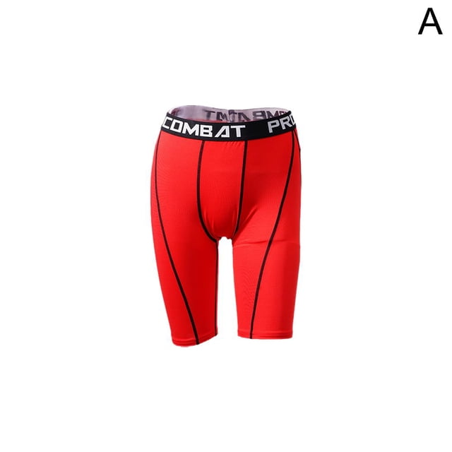 Compression Pants Sports Shorts Mens Elastic Quick-drying Breathable Basketball Leggings Running Track And Field Training Pants Fitness Shorts