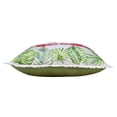 thumbnail image 3 of LR Home Panama Performance Poly Filled Pillow in Pink/Green, 20" x 20", 3 of 6