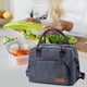 thumbnail image 5 of Bolsa térmica de tela Bolsa para el almuerzo portátil de aluminio con aislamiento grueso., 5 of 7