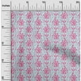thumbnail image 1 of oneOone Organic Cotton Poplin Twill Fabric Leaves Block Print Fabric BTY 42 Inch Wide, 1 of 4