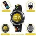 thumbnail image 3 of Reloj digital para niños, reloj deportivo con dibujos animados en 3D para niños y niñas de 3 a 10 años, pantalla de fecha y hora, 3 of 5