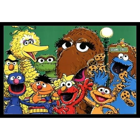 Sesame Street - Group Poster Poster Print