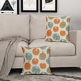 thumbnail image 3 of Fall Pillow Covers 18x18 Set of 2 Balck Pumpkin Autumn Themed Thanksgiving Harvest Print Decorative Throw Pillows Outdoor Pillowcase Farmhouse Linen Cushion Case Decor for Sofa Couch Bed, 3 of 6