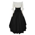 thumbnail image 4 of FcBaudy Robe de Cour, Robes pour Femmes, Robes d'Été pour Femmes Robe d'Halloween Élégante Style Cour pour Femmes Robe Femme, 4 of 5