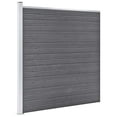 thumbnail image 3 of vidaXL Garden Fence WPC 68.9"x73.2" Gray, 3 of 10