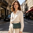 thumbnail image 6 of Women Crossbody Bag, Fashion Mini Shoulder Purse With Turn Lock Closure And Chain Strap, Compact Everyday Handbag For Shopping Dating Travel Work Casual Daily Carry, 6 of 9