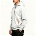 thumbnail image 6 of Fancifize Half Zip Fleece Hoodies for Boys, Teens Hooded Sweatshirt with Pockets, Casual Fall Pullover Tops 5-15 Years, 6 of 7