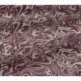 thumbnail image 5 of oneOone Cotton Jersey Dark Magenta Fabric Abstract Marble Fabric For Sewing Printed Craft Fabric By The Yard 58 Inch Wide, 5 of 6