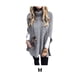 thumbnail image 3 of Sonducket Suéter chal cómodo a prueba de viento Tippet tejido ocio Casual bufanda elegante suéter Otoño Invierno calle suelta Accesorios de disfraces Gris METRO, 3 of 6