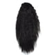 thumbnail image 2 of Pelucas con flequillo para mujer, peluca ondulada suelta, garra gruesa, ondulada, rizada, cola de caballo corta, extensiones de cabello con clip., 2 of 2