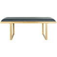 thumbnail image 2 of SAFAVIEH Millie Modern Glam Loft Bench/Coffee Table, Navy/Gold, 2 of 7
