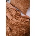 thumbnail image 6 of HandloomBazzar Ultra-Luxe Velvet Duvet Cover, Boho Bedding UO Comforter Donna Cover, 3 Pcs Set Tera Cota Crush Color Duvet Set, Velvet Bedding Set, Twin Size 68" x 90" Inches, 6 of 7