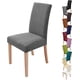 thumbnail image 1 of 4 Piezas Fundas para Sillas (Gris), Fundas para Sillas de Comedor Elásticas Protector de Silla Moderno Lavable para Decoración Fiesta Banquetes Oficina Hotel, 1 of 5