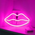 thumbnail image 4 of LINLIN LED Neon Sign,LIP Neon Sign Night Light Wall LED Neon Lamp USB Battery Powered Led Neon Light Sign for Home Bedroom Bar Party Decoration, 4 of 9