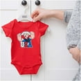 thumbnail image 5 of Popeye The Sailor Man USA Muscle Romper Boys or Girls Infant Baby Brisco Brands 6M, 5 of 6