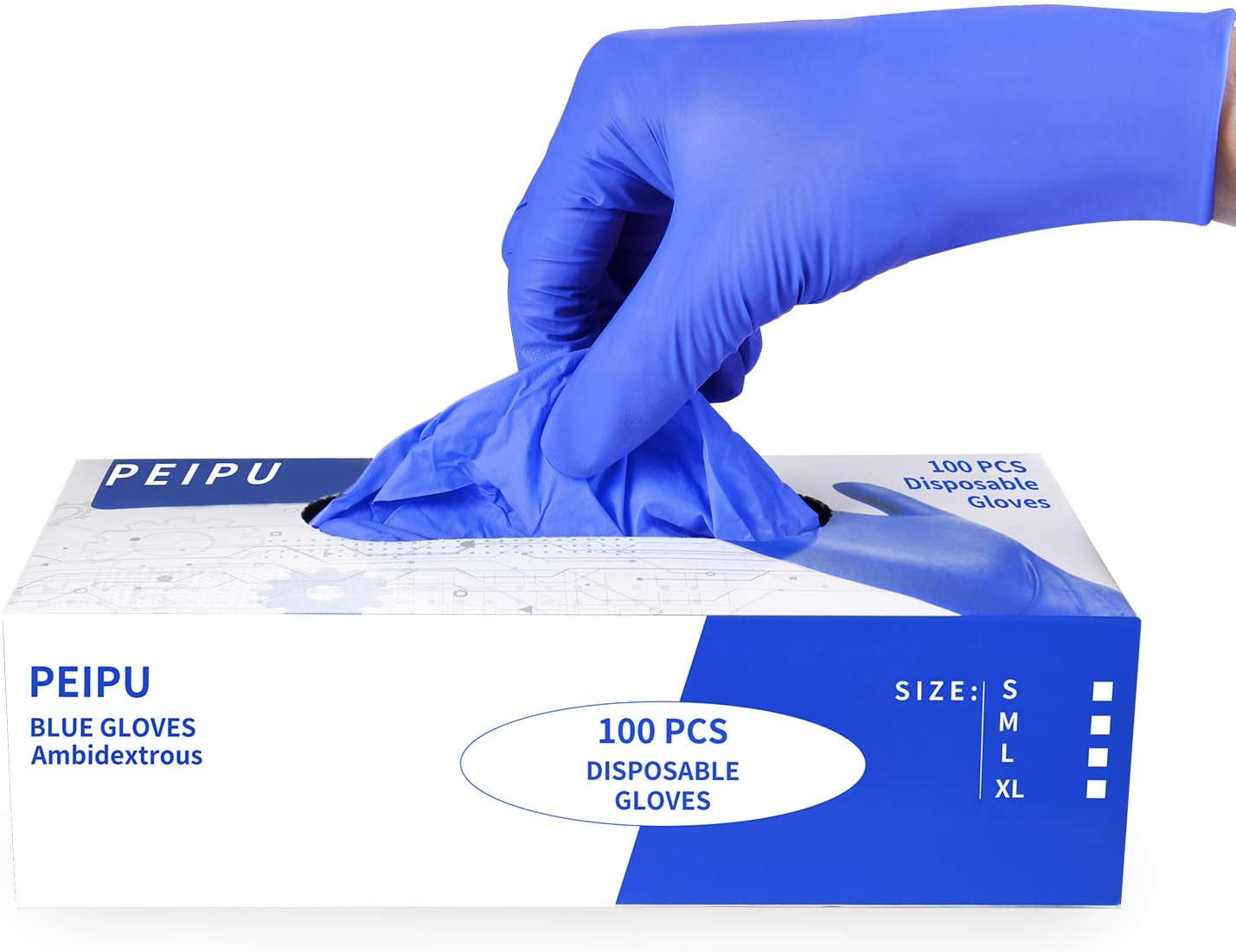 oem nitrile vinyl blend gloves