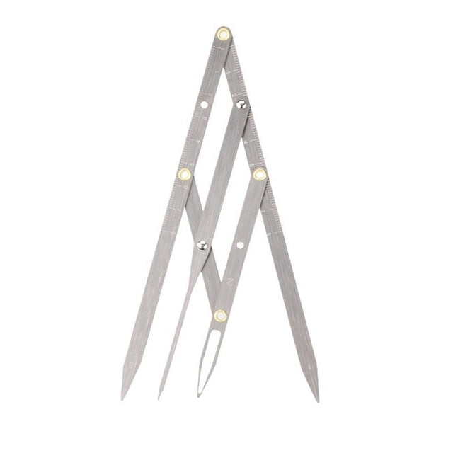 Escala de cejas Vernier, calibrador de proporción dorada para cejas, regla para cejas, kits de regla para cejas optimizados para la excelencia