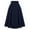Blue, variant on Women Skirts Ladies Elegant Solid Color A Skirt Vintage Vintage Waist Pleated Skirt Western Skirt Blue S