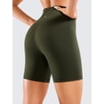 thumbnail image 2 of Shorts CRZ YOGA Biker de Cintura Alta 15 cm Oliva M, 2 of 4