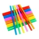 thumbnail image 2 of Pajitas Desechables de Plástico Flexibles - Paquete de 100 Pajitas de Rayas de Colores para Batidos, Malteadas y Café - Material Pp Apto para Alimentos - Ideales para Fiestas, Cafeterías y Oficinas, 2 of 7