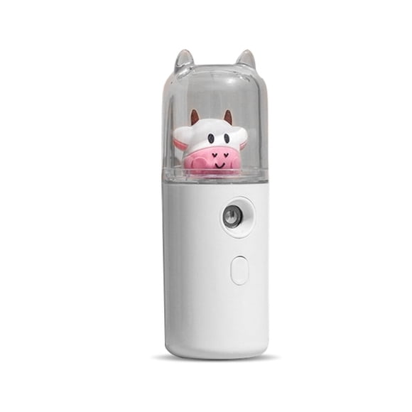Bewildely USB Sprayer Maker Portable 30ml Mini humidificador Fogger Face Steamer Viajar Camping Atomizador Instrumento de belleza Humidificadores Tipo 1 Blanco