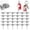 A, variant on 30-Pack Alloy Round Push Pins, Flat Head Thumb Tacks with Reusable Box, Decorative Metal Tacks for Bulletin Boards, Cork Boards, and Wall Displays, 1.6x1.1cm (Silver)