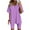 Purple D, variant on LOVZFMLL Two Piece Sets for Women Oversized V Neck Basic T-Shirt and Biker Shorts Matching Short Sets Summer Casual Outfits Loungewear Blue B L
