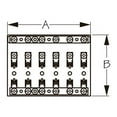 thumbnail image 2 of Sea Dog Bakelite Fuse/Terminal Block, 6 Terminals, 2 of 2