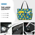 thumbnail image 4 of Rocae Rubber Duck for Large Women's Waterproof Beach Bag Tote with 7 Pockets Pool Bag for Travel Gym Vacation, 4 of 6