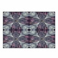 thumbnail image 1 of Vintage Cutting Board, Vintage Style Geometrical Ornament Stripes and Circles in Vibrant Colors Print, Decorative Tempered Glass Cutting and Serving Board, Small Size, Lavender Plum, by Ambesonne, 1 of 1