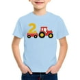 thumbnail image 3 of Kiijoy Graphic Tee for Boys Farm Tractor Print Short Sleeve T-Shirt, Sizes 3-13, 3 of 3