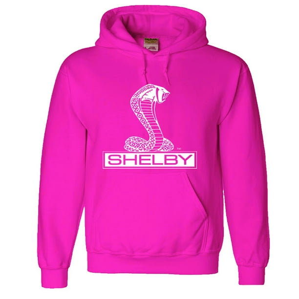 lassen Kinematica Bijdrager Mens Hoodie Pink Shelby Ford Mustang Sweatshirt - Walmart.com