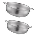 thumbnail image 1 of Cesta Con Mal Codores Para Cocina Para Arroz De Acero Inoxidable De 2 Pedazos Baoblaze Tamiz de malla de acero inoxidable, 1 of 7