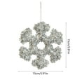 thumbnail image 3 of Xihbxyly La Oferta de Hoy Nueva Decoración Navideña con Colgante de Copo de Nieve para Árbol de Navidad, Decoración para Fiestas, 3 of 6